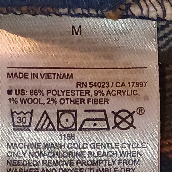 Old Navy Women's Plaid Wool Blend Flannel Shirt Jacket Coat M NWOT side pockets - Picture 14 of 14